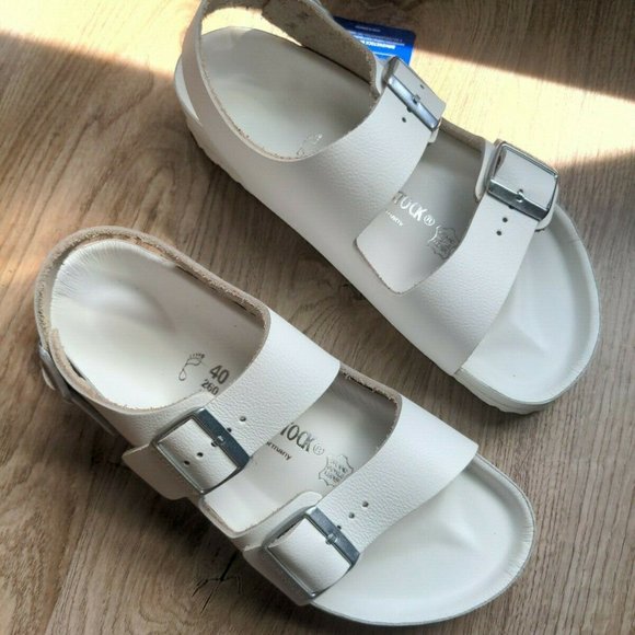 Birkenstock Milano Exquisite Leather Sandals - Picture 5 of 12